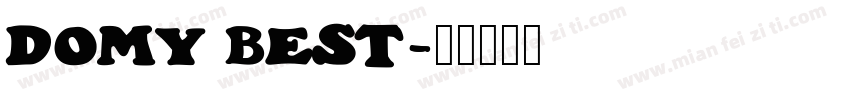 DOMY BEST字体转换